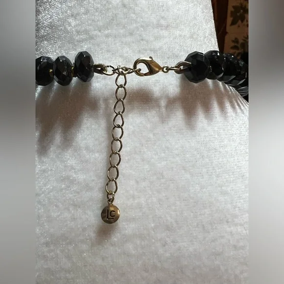 LC Copper and Black Beaded Necklace - Picture 5 of 5